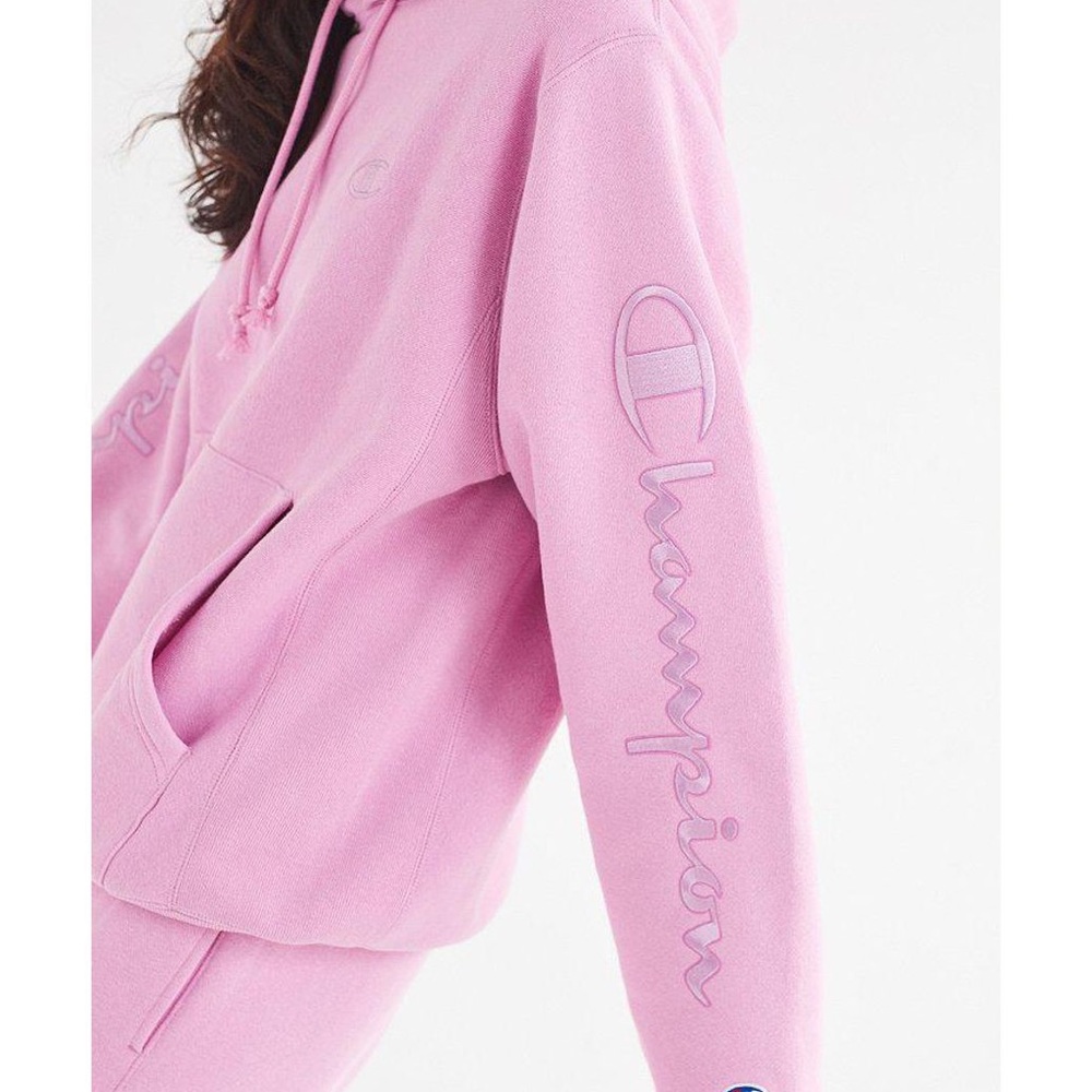 Champion Pink Oversized Hoodie - Picture 3 of 5